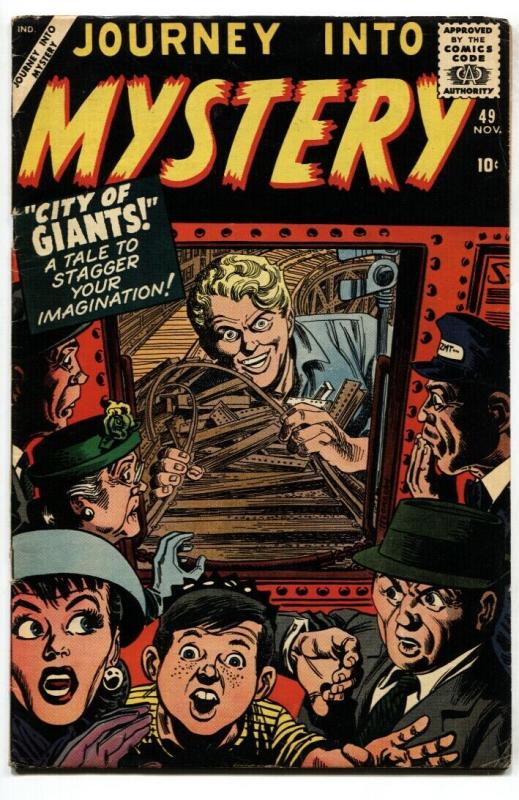 JOURNEY INTO MYSTERY #49 1958 Atlas Matt Fox - Maneely
