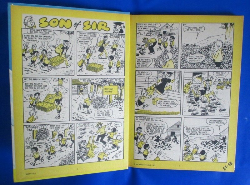 1977 KNOCKOUT ANNUAL 1978 HC VG UK Fleetway