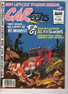 VINTAGE Aug 1988 Car Toons Magazine