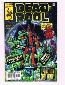 Deadpool # 41 NM 1st Print Marvel Comic Book Cable X-Force Ryan Reynolds BN3