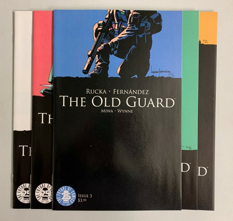 The Old Guard #1-5 Set (Image 2017) 1 2 3 4 5 Greg Rucka (8.5+) 