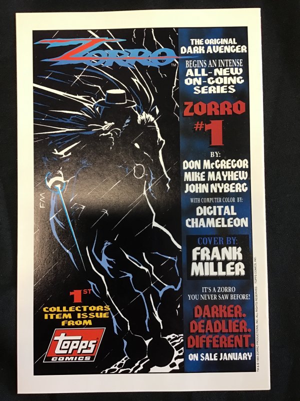 Zorro #0 VF/NM (1993)