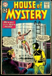 HOUSE OF MYSTERY #122-MENACE OF THE ALIEN HERO-DC VG