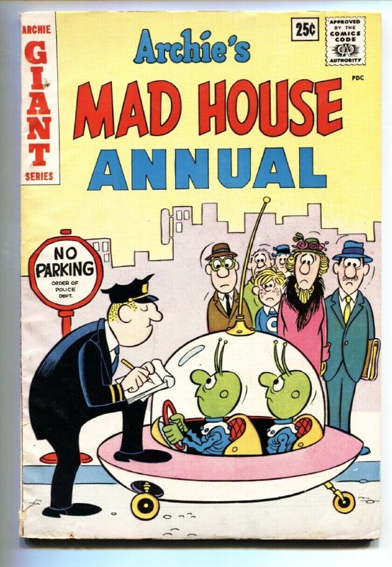 Archie's Madhouse Annual #1 1962-UFO Aliens cover-Comic book