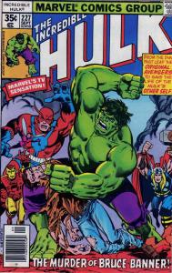 Incredible Hulk, The #227 VG ; Marvel | low grade comic Avengers Roger Stern