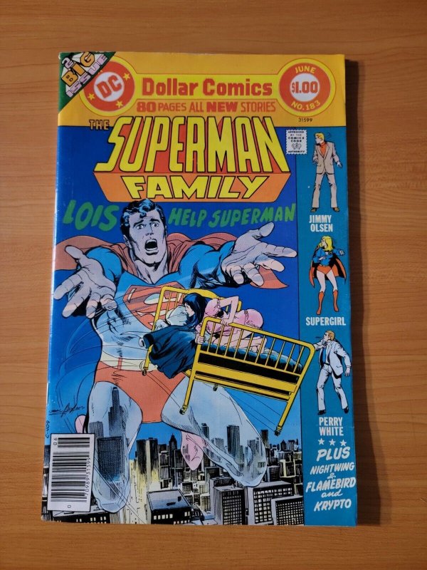 Superman Family #183 ~ VERY FINE - NEAR MINT NM ~ 1977 DC Comics