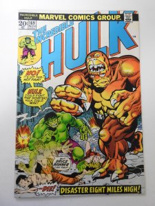 The Incredible Hulk #169 (1973) VG- Condition stain bc