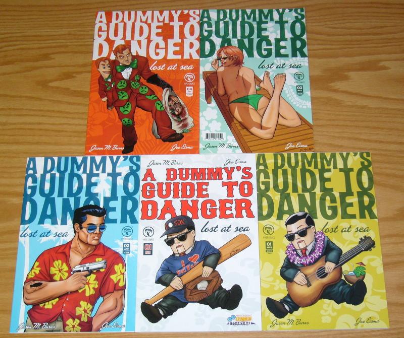 A Dummy's Guide To Danger: Lost At Sea #1-4 VF/NM complete series + variant 