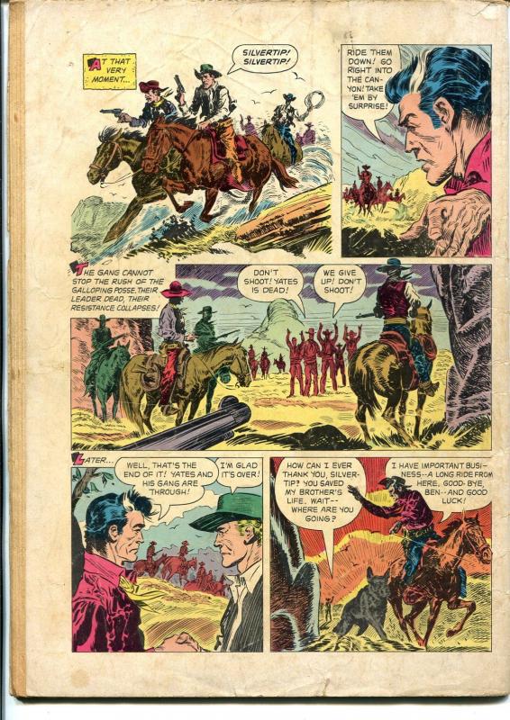 Silvertip-Four Color Comics  #608 1951-Dell-Max Brand-Everett  R. Kinstler-G+