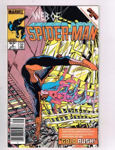 Web Of Spider-Man #6 VF Marvel Comics Comic Book Avengers Sept 1985 DE42