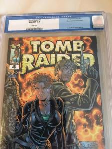 TOMB RAIDER # 4 CGC 9.8 DYNAMIC FORCES HOLOFOIL