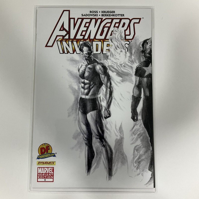 Avengers Invaders # 6 2014 Alex Ross Variant Dynamic Forces Namor NM Marvel