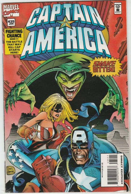 Captain America #435 (Jan-95) NM Super-High-Grade Captain America