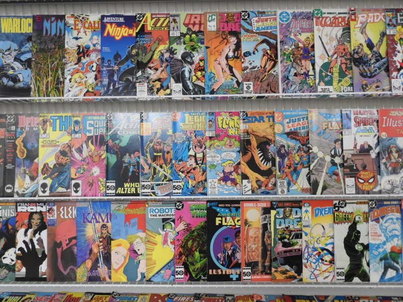 Huge Lot 180+ Comics W/ Iron Man, Superman, Spider-Man+ Avg VF- Condition!!