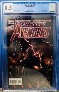 New Avengers #1  - Secret Invasion! Nick Fury KEY! (2005) CGC 8.5