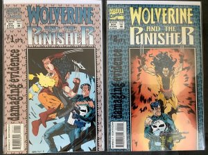 Wolverine and the Punisher: Damaging Evidence #1 and #2 (1993, Marvel) NM+