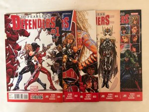 *Fearless Defenders (2013, of 12) 1fn, 2-5, 7-12  11 vf/better books