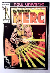 Mark Hazzard: Merc #1 (1986) Marvel Comics 1st Print Comic Book