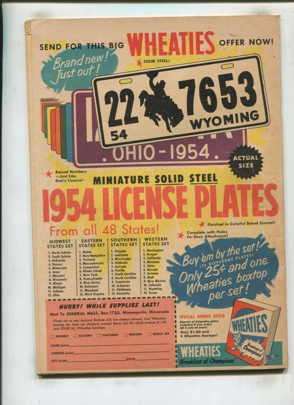 TOM & JERRY COMICS #117 (4.5) 1954