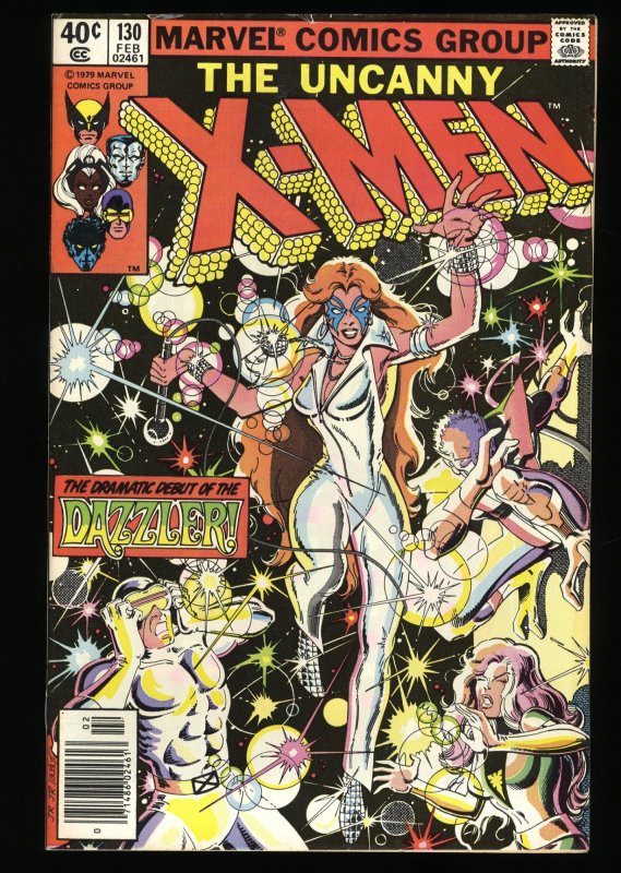 X-Men #130 VF 8.0 Newsstand Variant 1st Dazzler! Emma Frost! Sebastian Shaw!