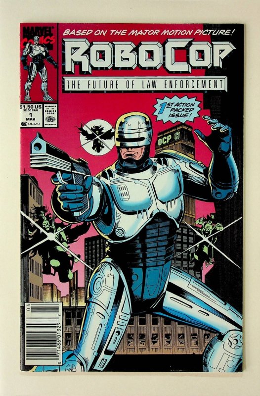 Robocop #1 Marvel Comics 1st Issue Newsstand Modern Age 1989