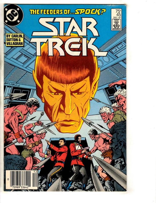 10 Star Trek DC Comic Books # 41 42 43 44 45 46 47 48 49 50 Captain Kirk JG4