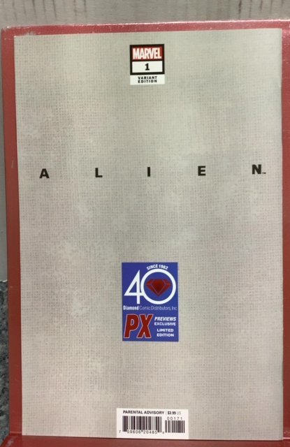 Alien #1 Charest Black and White Cover (2022)