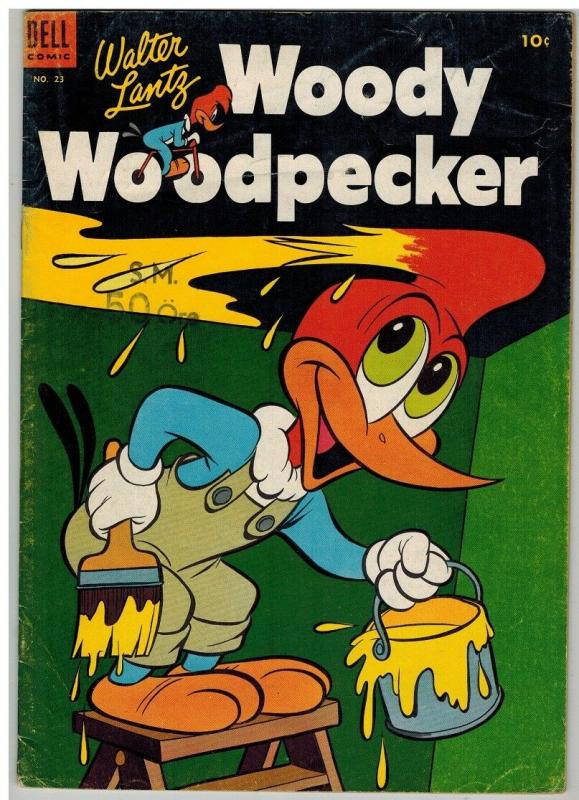 WOODY WOODPECKER 23 G-VG Mar. 1954 COMICS BOOK