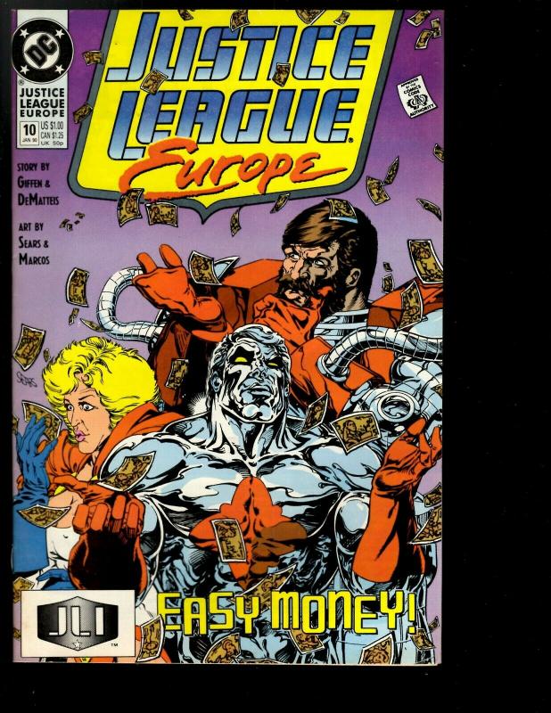 12 Justice League Europe DC Comics # 1 2 3 4 5 6 7 8 9 10 11 12 JF26