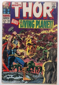 Thor #133, 1st full appearance of Ego the Living Planet 