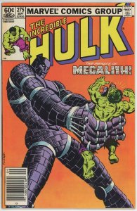 Incredible Hulk #275 (1962) - 6.5 FN+ *Call Him... Megalith*