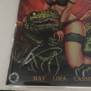 2022 Jengharr and Shredd #2 - Jurassik Massacre Signed by Ale Garza