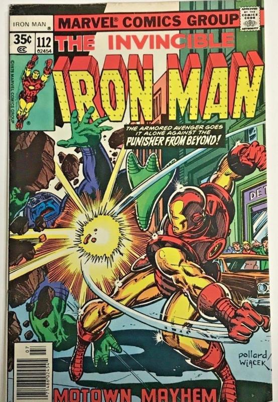 INVINCIBLE IRON MAN#112 FN/VF 1978 MARVEL BRONZE AGE COMICS