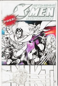 Astonishing X-Men/Amazing Spider-Man: The Gauntlet Sketchbook (2009)