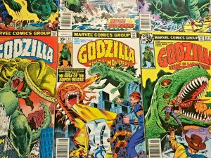 GODZILLA KING OF THE MONSTERS#1-16 VF LOT 1978 (10 BOOKS) MARVEL COMICS