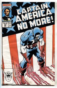 Captain America #332-- comic book--1987--Steve Rogers resigns