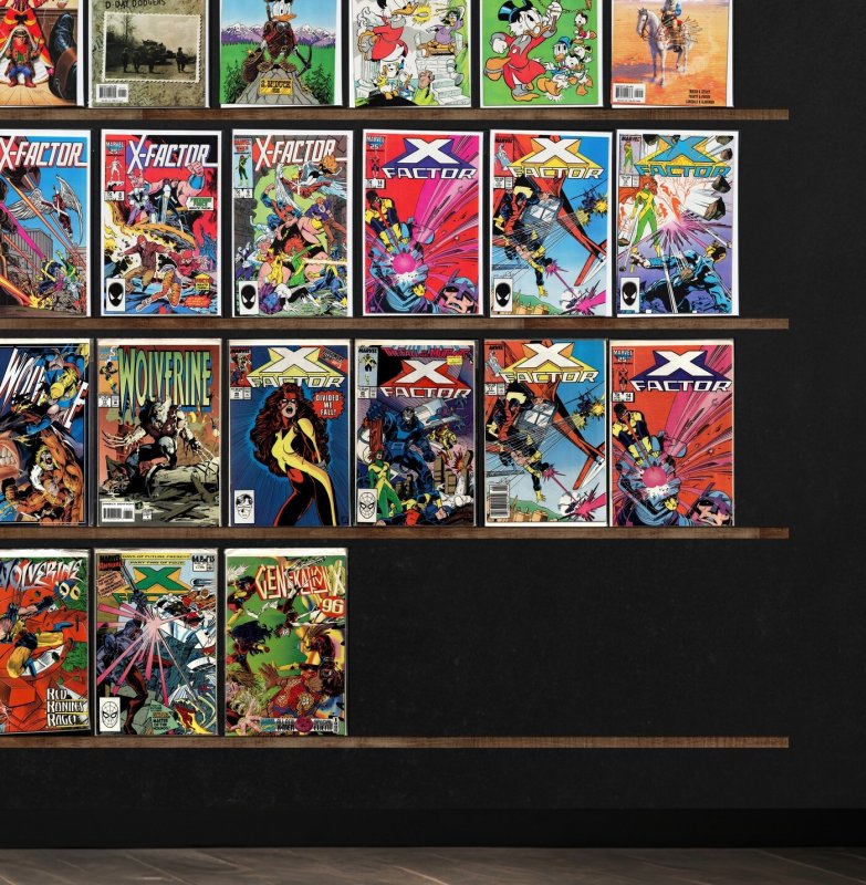 Huge Lot 140+ Comics with X-Factor, Walt Disney&, Wolverine & More!