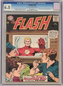 1964 DC Flash #149 CGC 6.5 Abra Kadabra Kid Flash John Broome Carmine Infantino