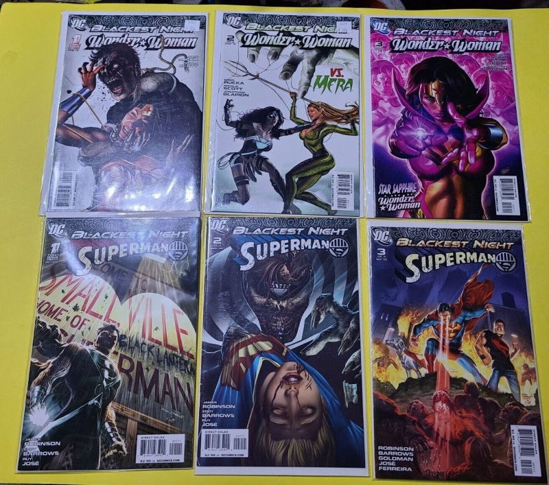 Blackest Night 1-9 Green Lantern 39-52, Corps 37-47, All 3-parters Near Complete