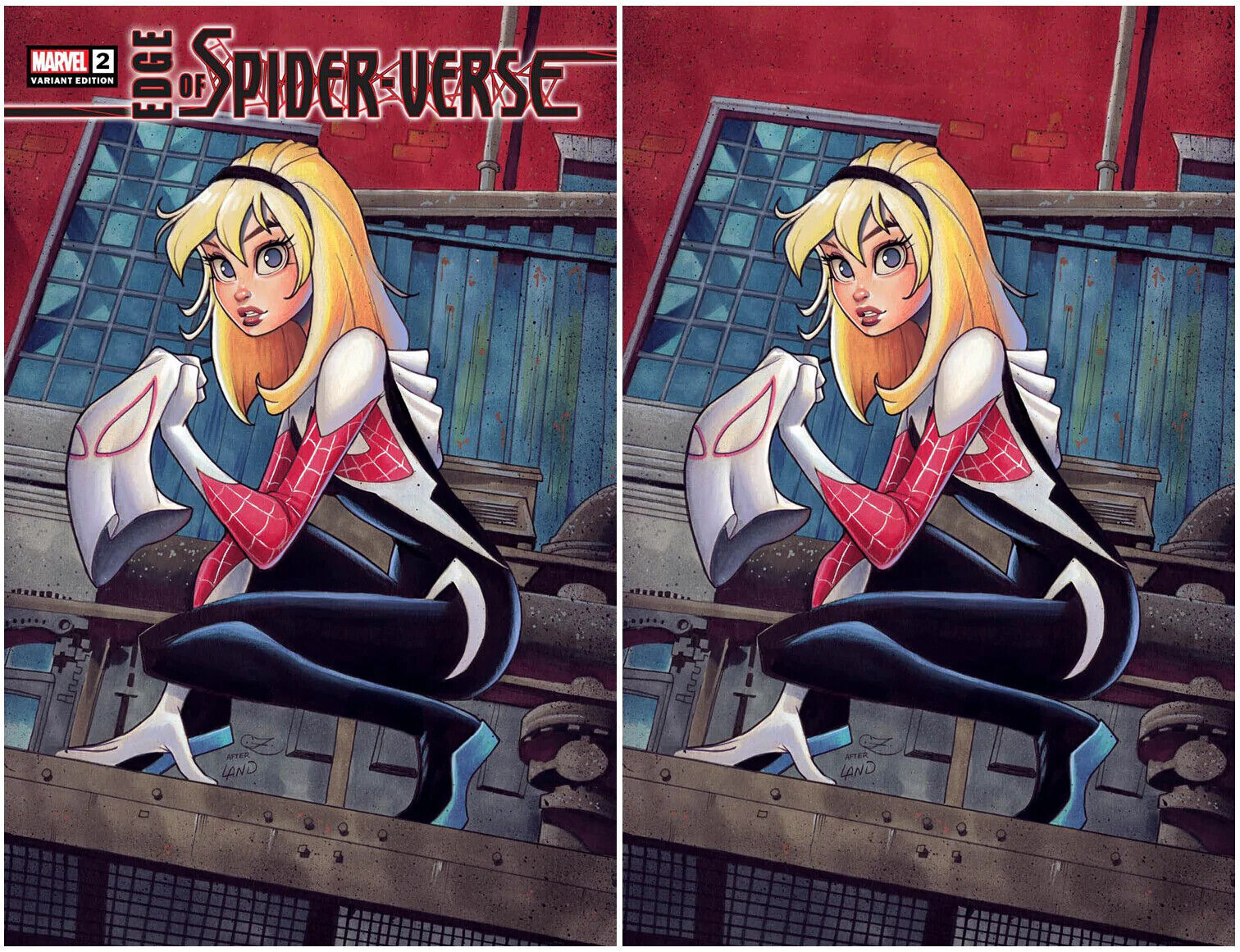 Edge Of Spider Verse 2 Marvel 2022 Chrissie Zullo Tradevirgin Presale 0817 Comic Books 