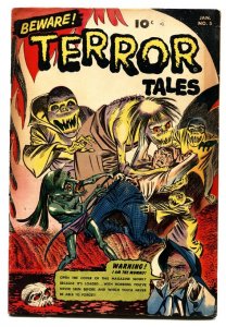 BEWARE TERROR TALES #5-PRE-CODE HORROR-1953-Demon-Noose cvr
