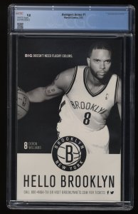 Avengers Arena #1 CGC NM/M 9.8 White Pages