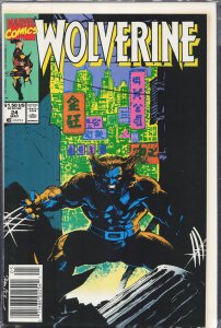 Wolverine #33 Newsstand Edition (1990) Wolverine