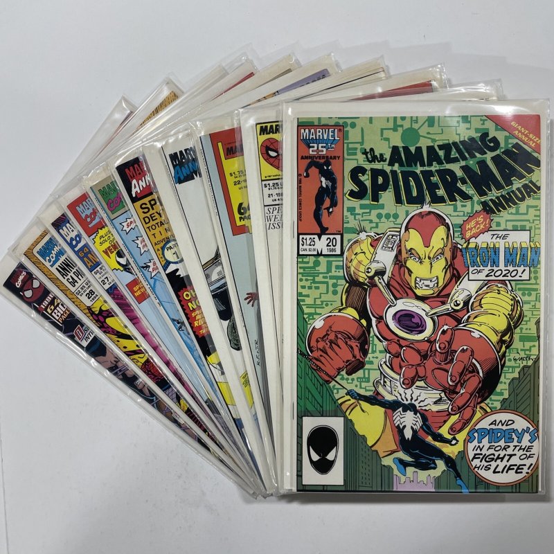 Amazing Spider-Man Annuals 10-28 1996-2001 35 36 Lot Grade In Description Marvel