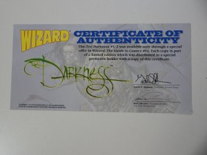 The Darkness #½ (1996) Wizard Exclusive W/COA VF Condition