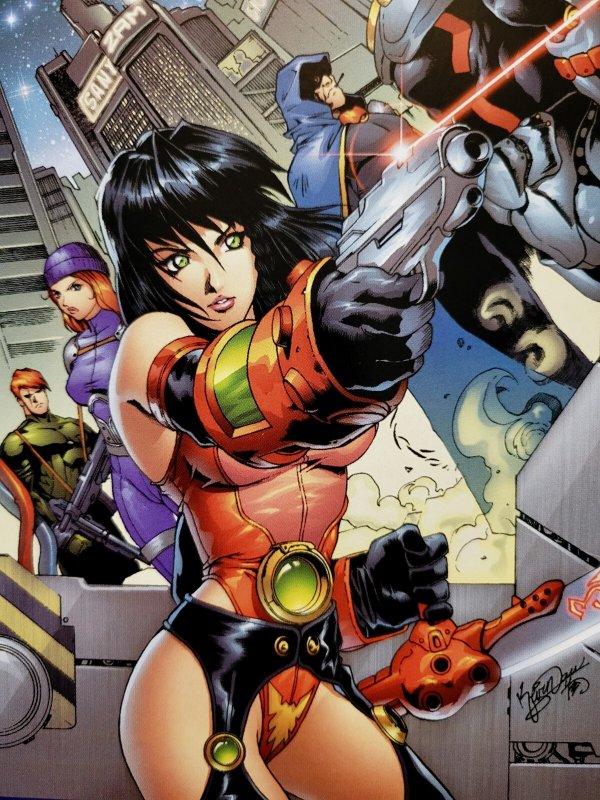 Vampi Wizard 1/2 Special w COA (VF- 7.5) Harris 2000 Kevin Lau / Vampirella