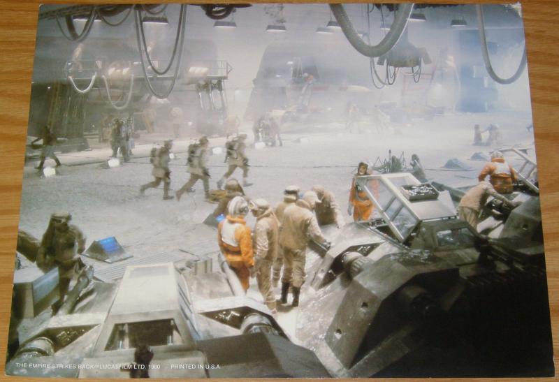 Star Wars: the Empire Strikes Back full color movie stills set of (8) 11x14 