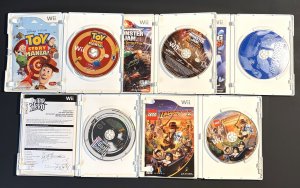 Nintendo Wii Collection(5) Guitar Hero & More Complete and Tested