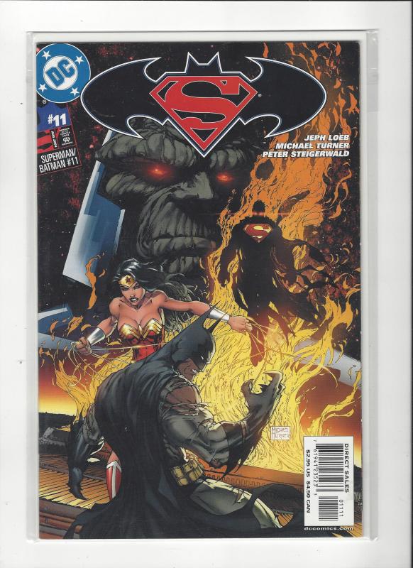 Superman/Batman #11 DC Comics Michael Turner Art Wonder Woman VS Darksied NM