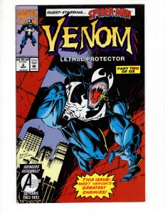 Venom: Lethal Protector #2 (VF-) SPIDER-MAN APPEARANCE...